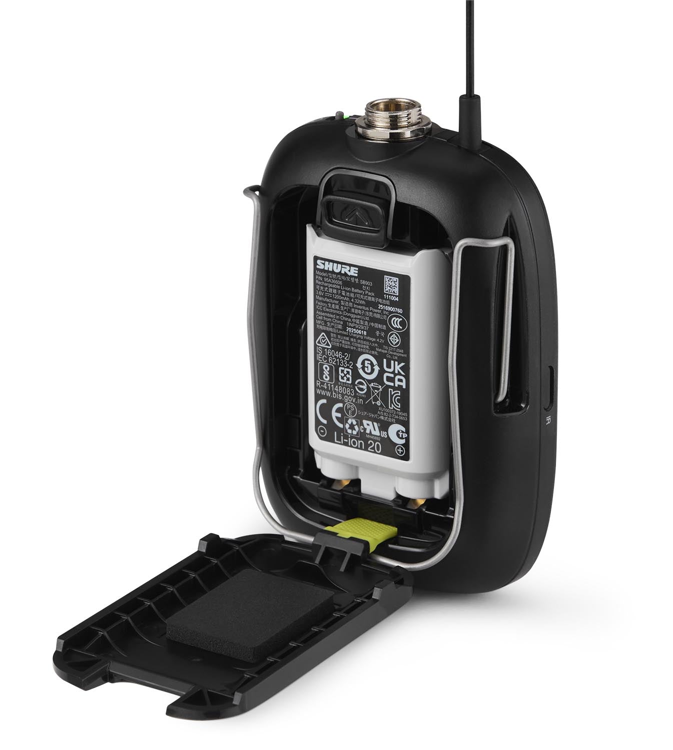 Shure SLXD1+=-G57 Digital Wireless Bodypack Transmitter