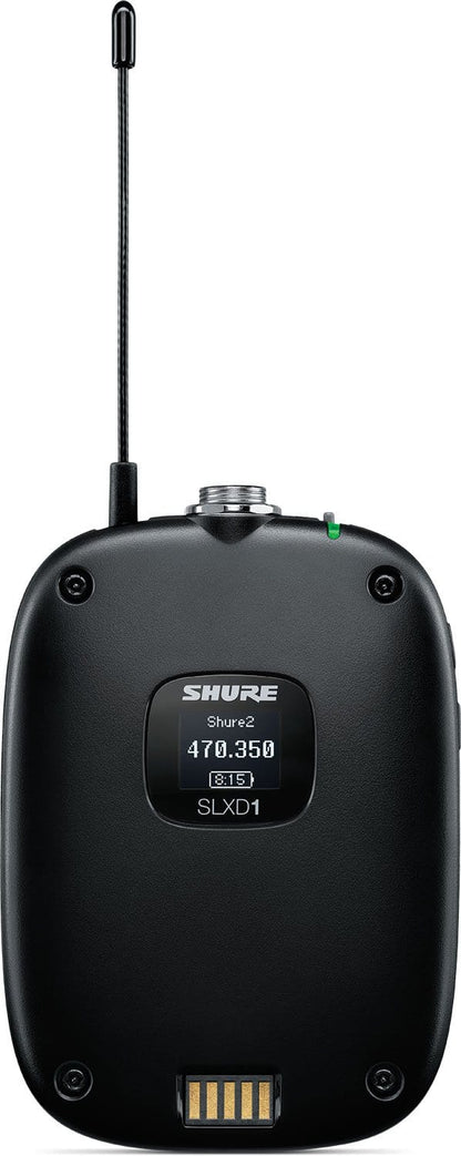 Shure SLXD14D-H55 Dual Combo System with 2x SLXD1 Beltpacks - H55 Band