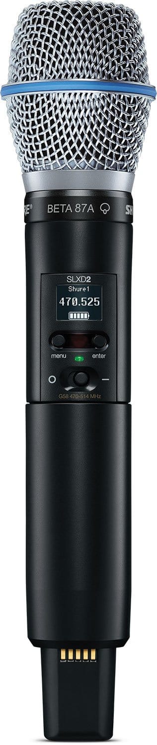 Shure SLXD24/B87A G58 Wireless Systen with BETA 87A Microphone Capsule - G58 Band