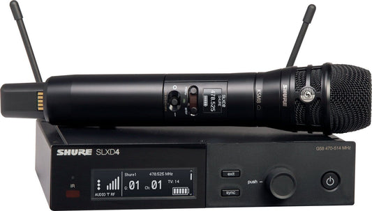 Shure SLXD24/K8B H55 Wireless Vocal System with KSM8 Microphone Capsule - H55 Band