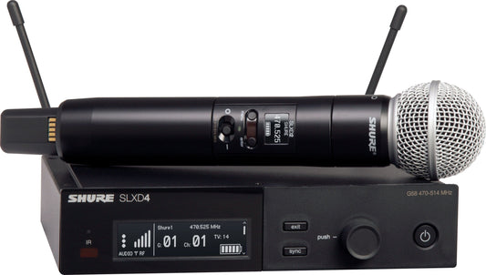 Shure SLXD24/SM58 J52 Wireless Vocal System with SM58 Microphone Capsule - J52 Band