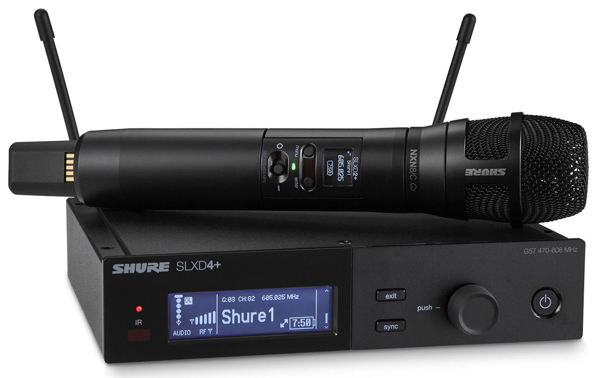 Shure SLXD24+/N8C-G57 Digital Wireless Handheld System, N8CB