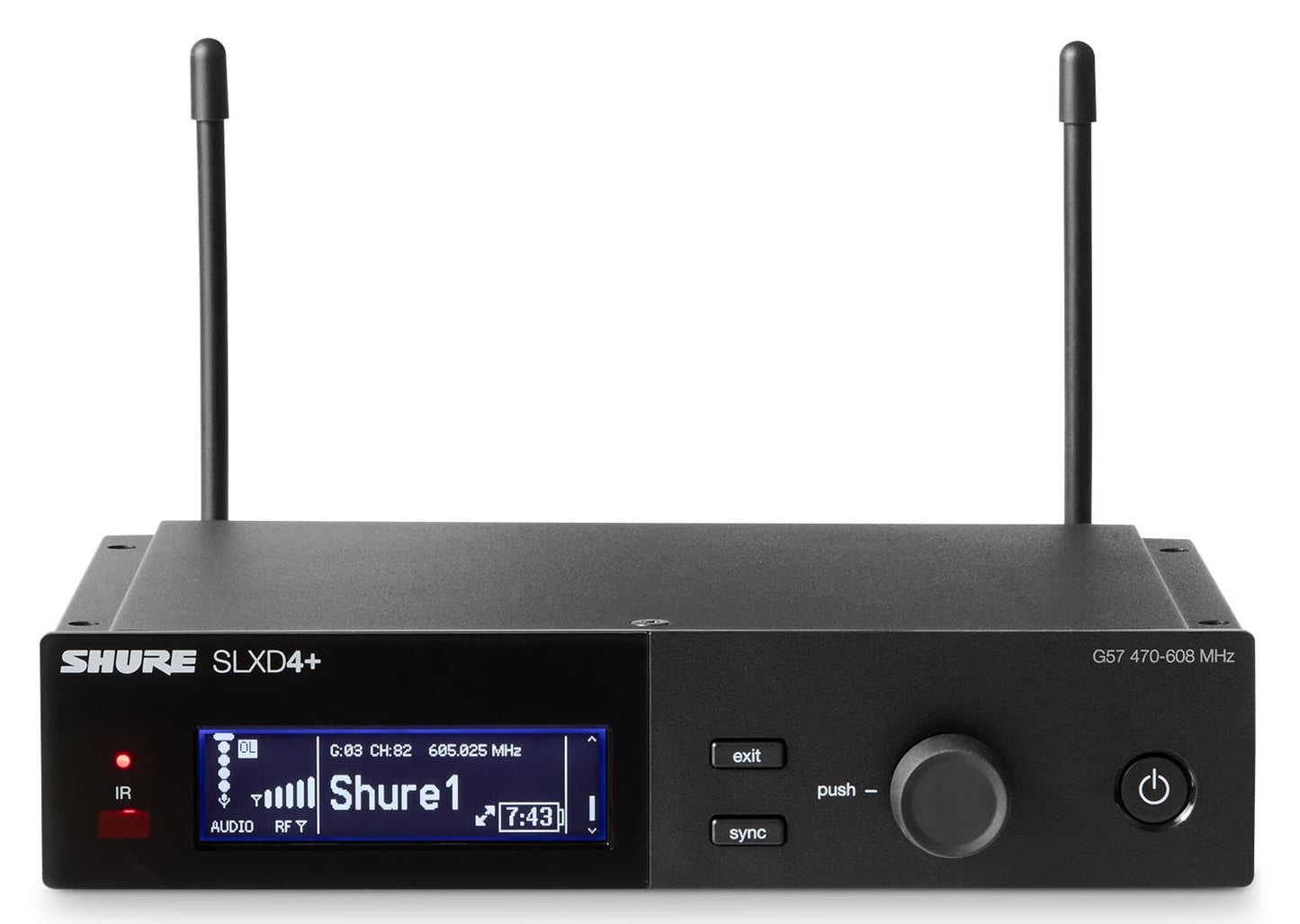 Shure SLXD4+=-G57 Digital Wireless Receiver