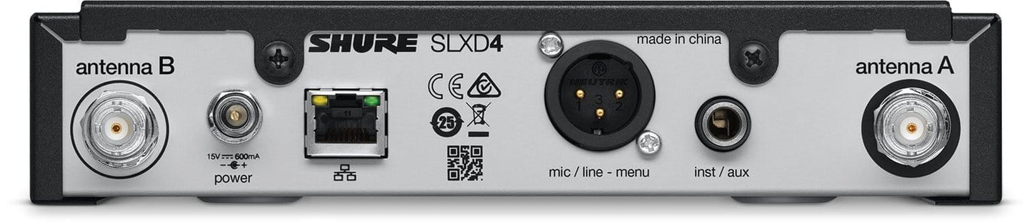 Shure SLXD24/K8B H55 Wireless Vocal System with KSM8 Microphone Capsule - H55 Band
