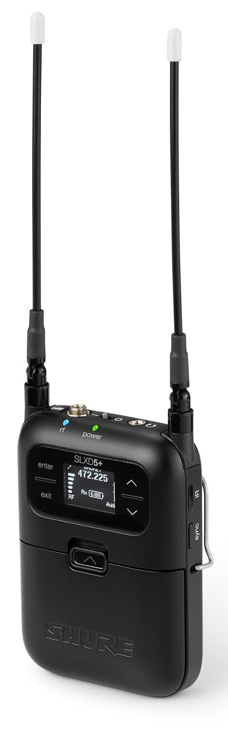 Shure SLXD5+=-G57 Single-Channel Portable Digital Wireless Receiver