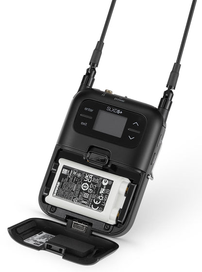 Shure SLXD5+=-G57 Single-Channel Portable Digital Wireless Receiver