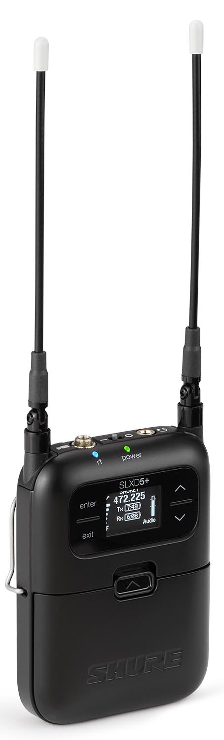 Shure SLXD5+=-G57 Single-Channel Portable Digital Wireless Receiver