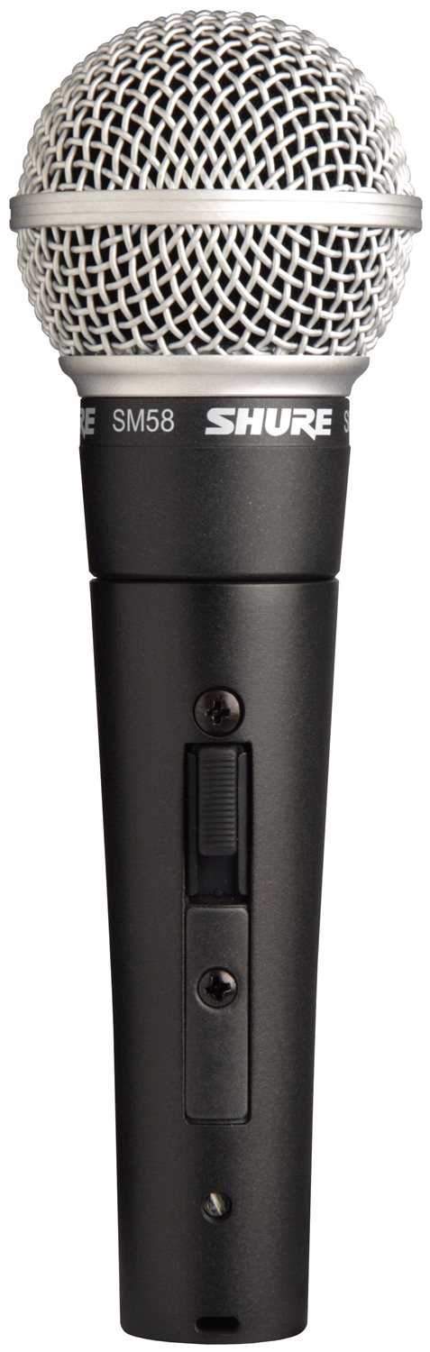 Shure SM58S Cardioid Dynamic Vocal Microphone with On-Off Switch