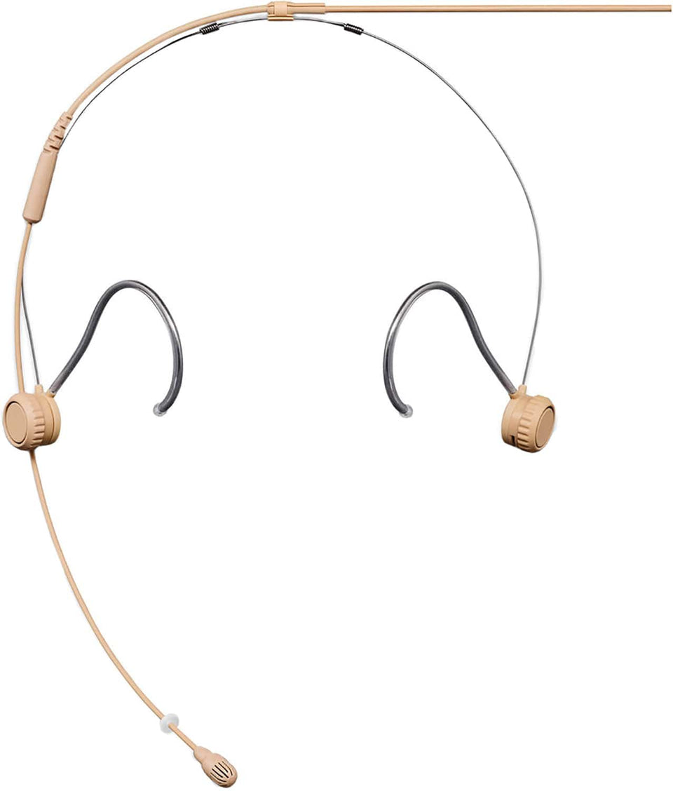 Shure TH53T/O-MTQG TwinPlex TH53 Subminiature Omnidirectional Headset Microphone with MTQG - Tan
