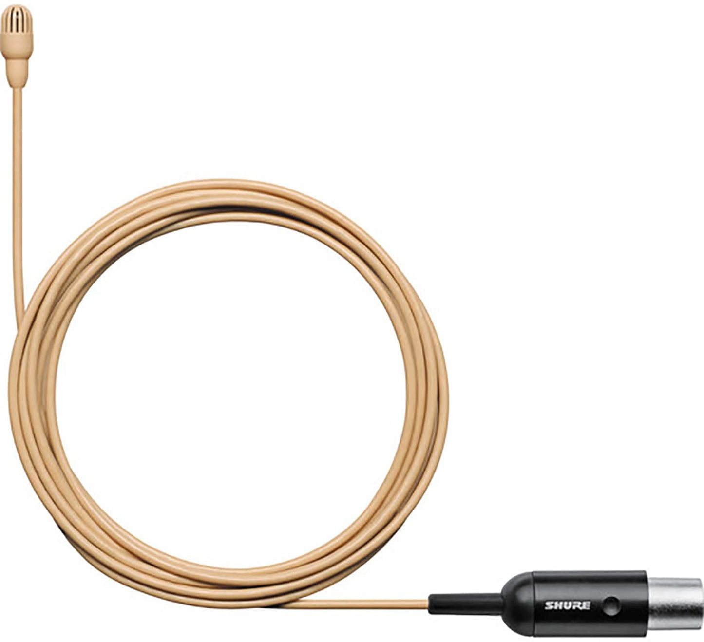 Shure TL46T/O-MTQG TwinPlex Subminiature Omnidirectional Lavalier Microphone with MTQG Plug - Tan