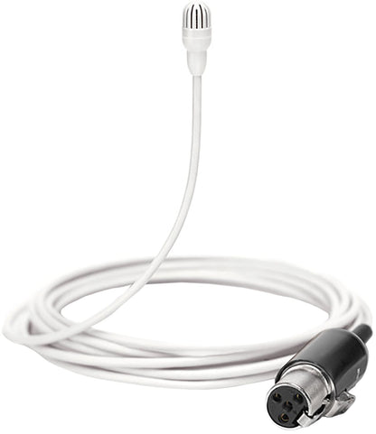 Shure TL46W/O-MTQG TwinPlex Subminiature Omnidirectional Lavalier Microphone with MTQG Plug - White