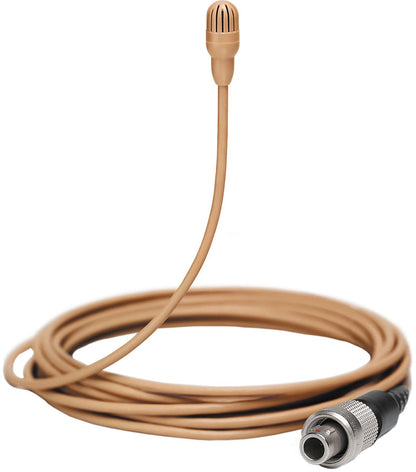 Shure TL47C/O-LEMO-A TwinPlex Omnidirectional Lavalier Microphone - LEMO3 with Accessories - Cocoa