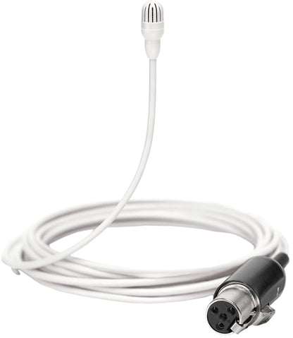 Shure TL47W/O-MTQG-A TwinPlex Omnidirectional Lavalier Microphone - MTQG with Accessories - White