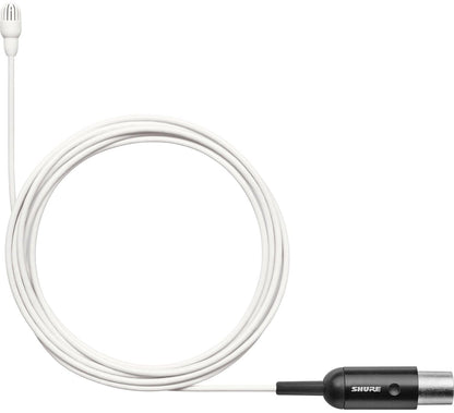 Shure TL47W/O-MTQG TwinPlex Subminiature Omnidirectional Lavalier Microphone with MTQG Plug - White