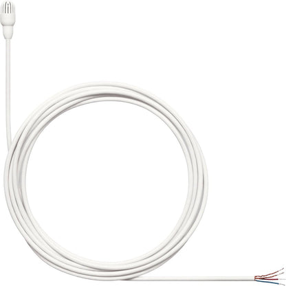 Shure TL47W/O-NC-A TwinPlex Omnidirectional Lavalier Microphone - Bare Wire with Accessories - White