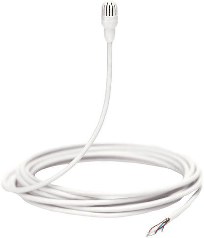 Shure TL47W/O-NC-A TwinPlex Omnidirectional Lavalier Microphone - Bare Wire with Accessories - White