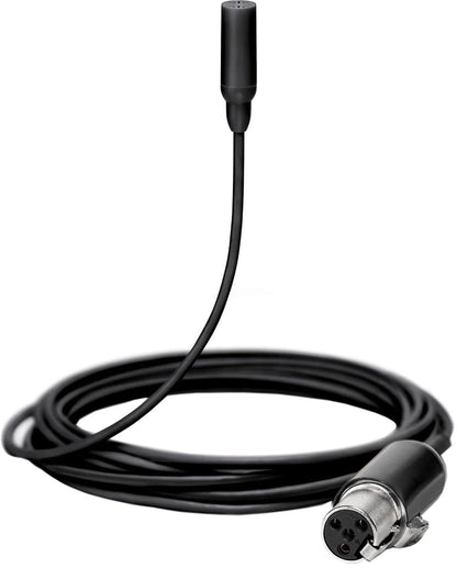Shure TL48B/O-MTQG-A TwinPlex Omnidirectional Lavalier Microphone - MTQG with Accessories - Black