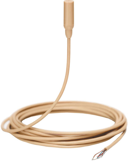 Shure TL48T/O-NC-A TwinPlex Omnidirectional Lavalier Microphone - Bare Wire with Accessories - Tan