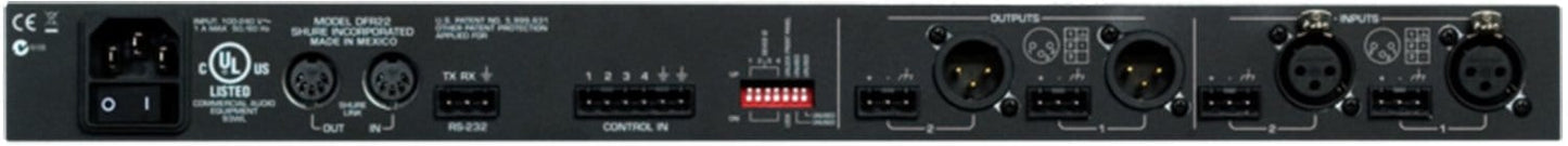 Shure DFR22 Audio Processor