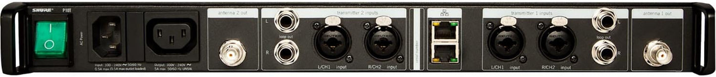 Shure P10T J8A (551-616Mhz) Dual Channel Wireless Transmitter Used Package