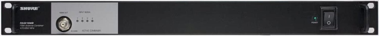 Shure 4-Channel Antenna Combiner and Power Distribution 470-952MHz