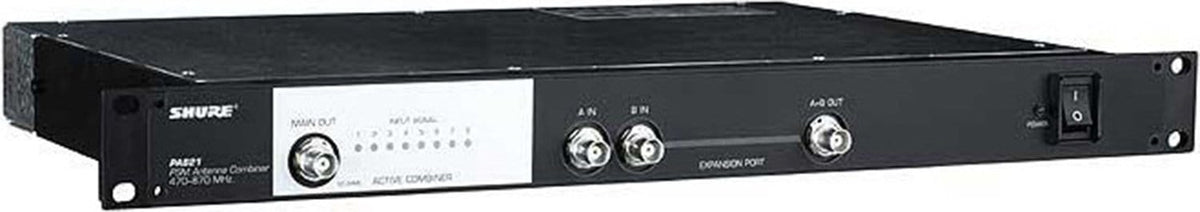 Shure PA821 RF Antenna Combiner UHF 470-870 Megahertz