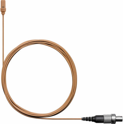 Shure UL4C/C-LM3-A UniPlex Cardioid Subminiature Lavalier Microphone with LM3 Connector - Cocoa