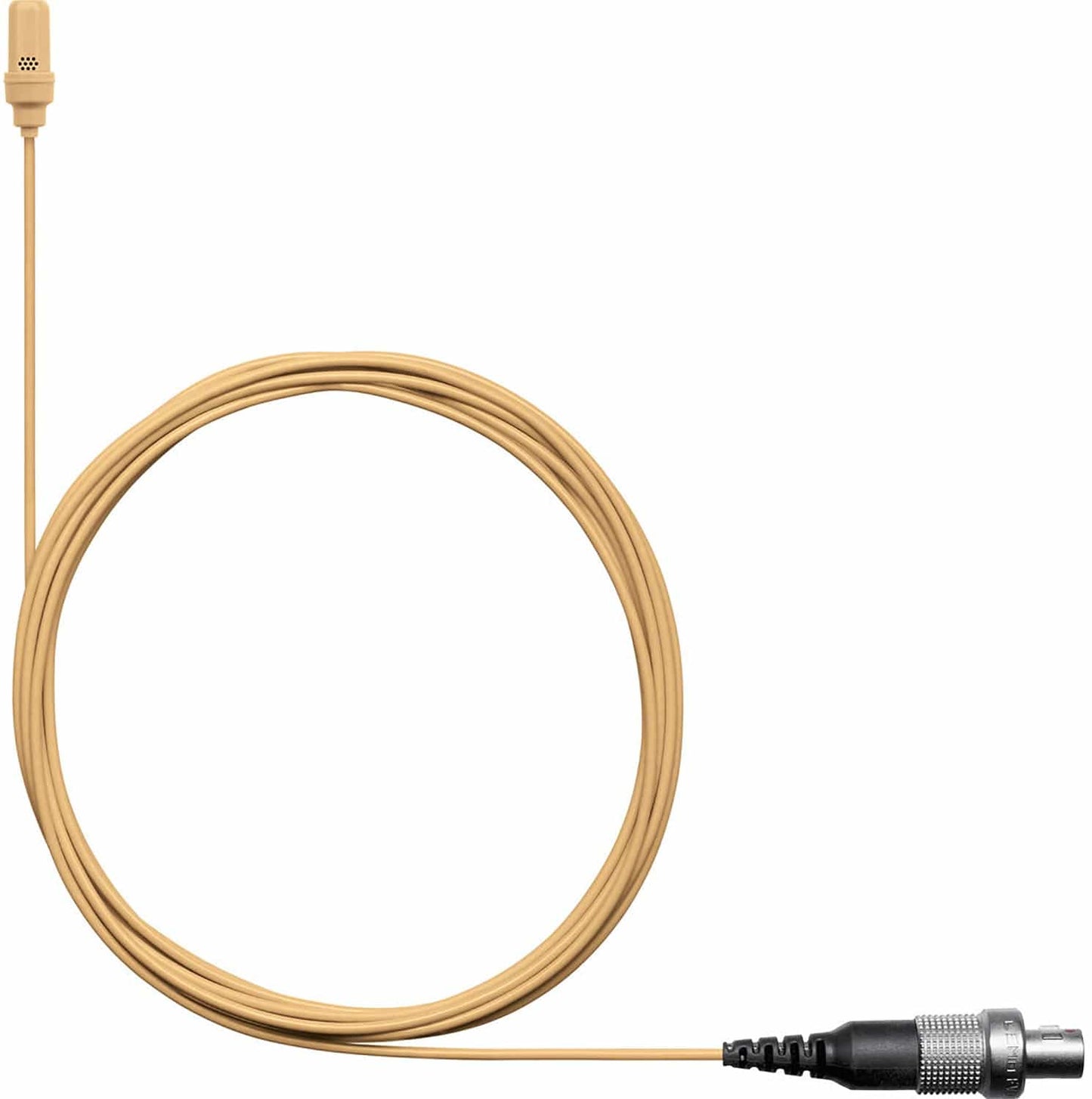 Shure UL4T/C-LM3-A UniPlex Cardioid Subminiature Lavalier Microphone with LM3 Connector - Tan