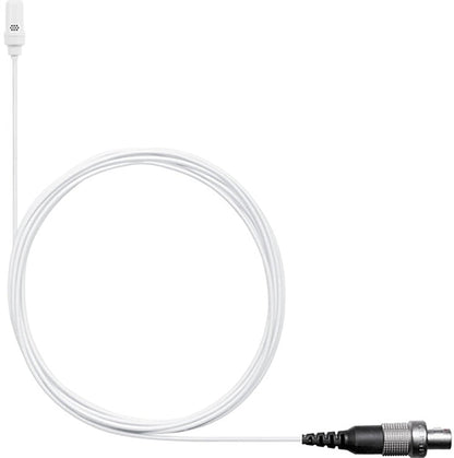 Shure UL4W/C-LM3-A UniPlex Cardioid Subminiature Lavalier Microphone with LM3 Connector - White