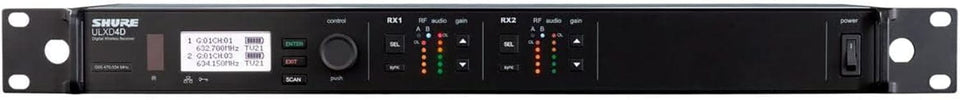 Shure ULXD4D Dual-Channel Digital Wireless Receiver - J50A Band