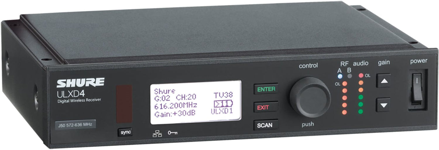 Shure ULXD4-GV Digital Wireless Receiver - G50 Band