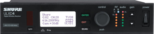 Shure ULXD4-GV Digital Wireless Receiver - H50 Band