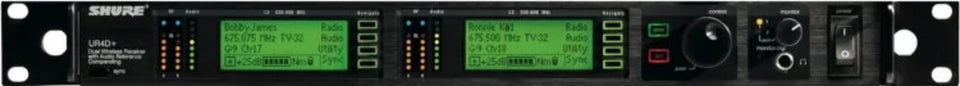 Shure UR4D+ H4 Dual Receiver H4 (518-578MHz)