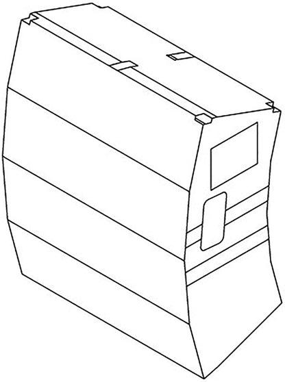 JBL VTX-A8-VT-CVR Soft-Cover for 4x A8 Speakers on Vertical Transporter