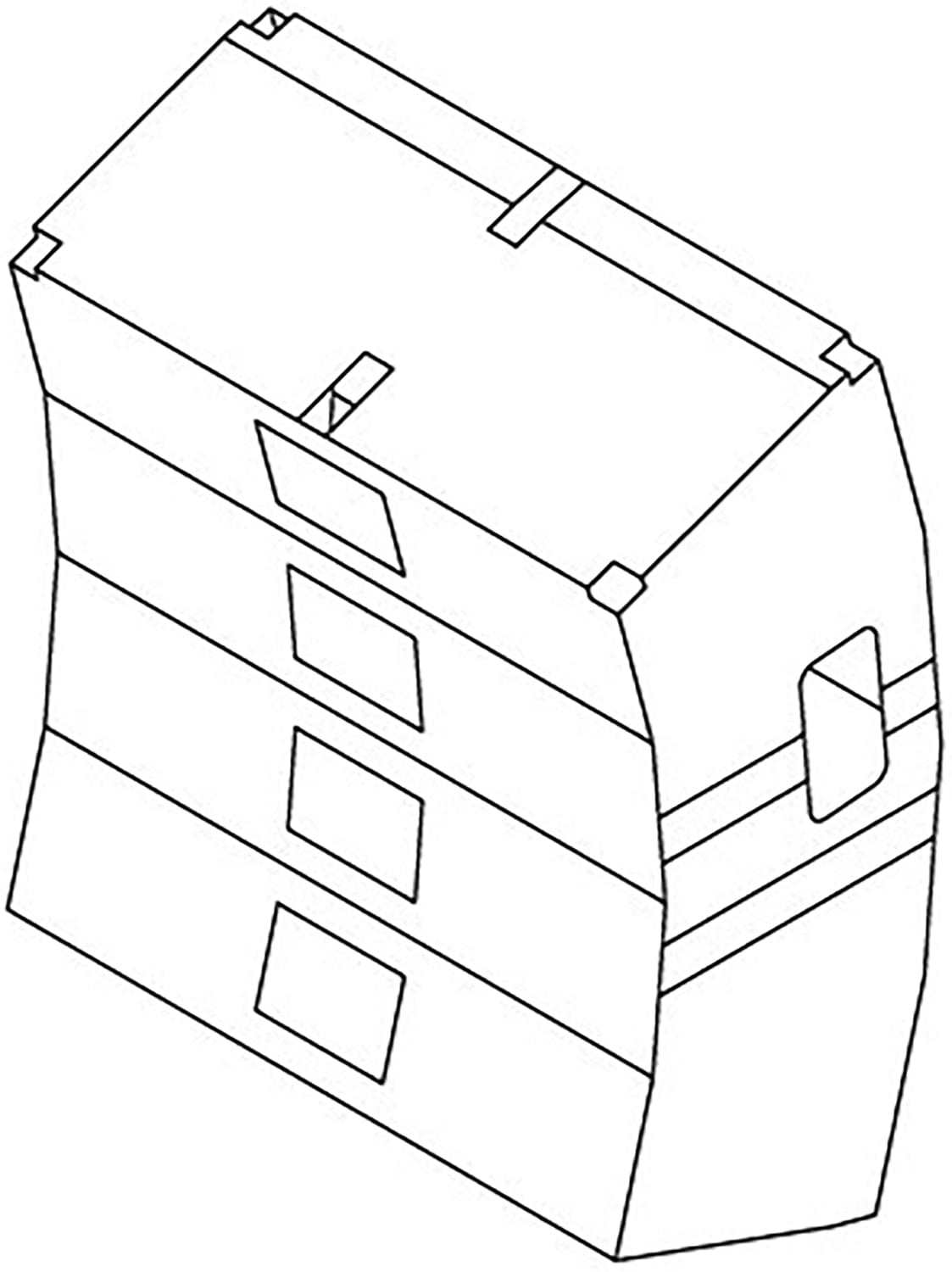 JBL VTX-A8-VT-CVR Soft-Cover for 4x A8 Speakers on Vertical Transporter