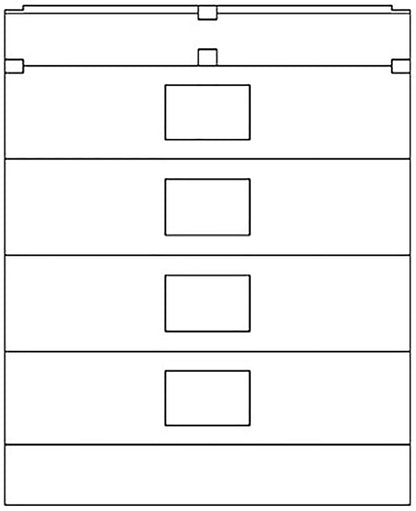 JBL VTX-A8-VT-CVR Soft-Cover for 4x A8 Speakers on Vertical Transporter