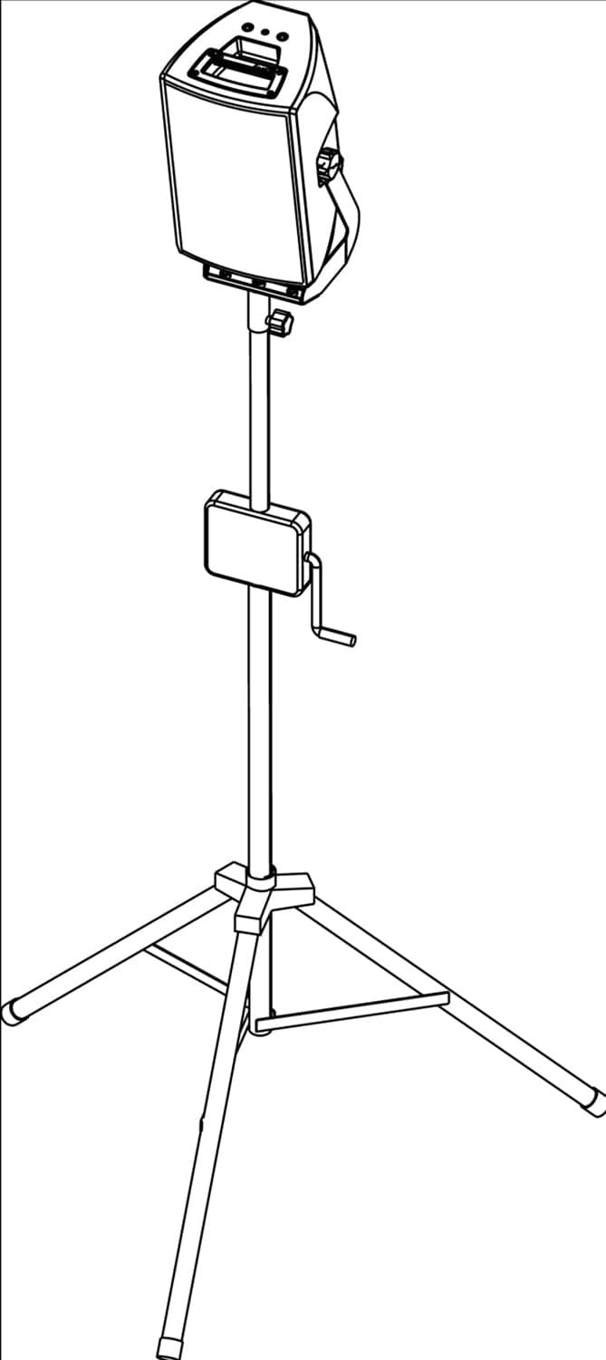 d&b audiotechnik Z5009.000.00 Loudspeaker Stand with Winder