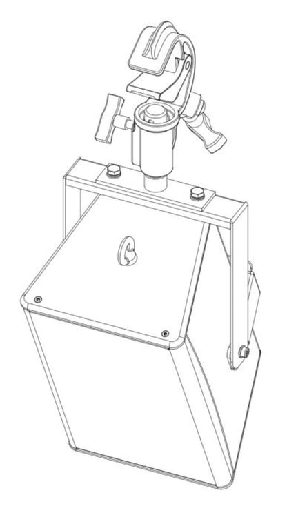 d&b audiotechnik Z5010.000.02 TV Spigot with Fixing Plate