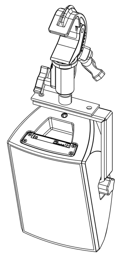 d&b audiotechnik Z5012.500 Pipe Clamp for TV Spigot
