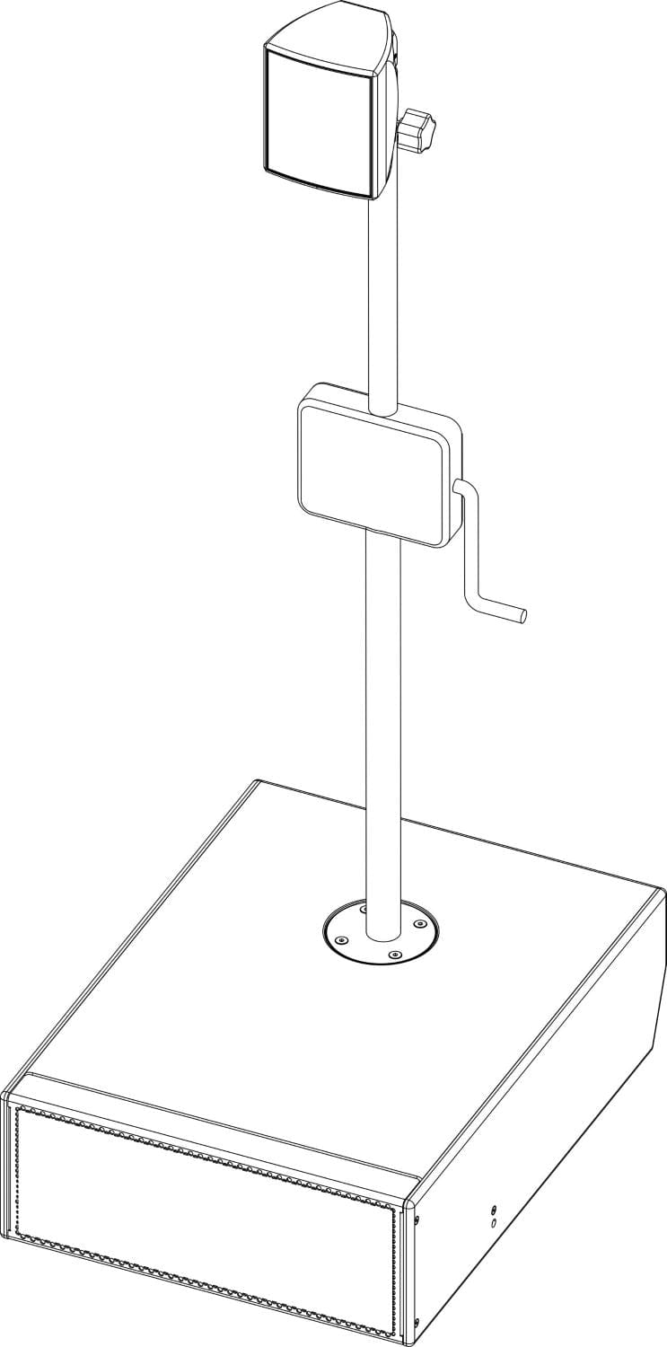 d&b audiotechnik Z5034.000.00 Stand Adapter with M10 Thread