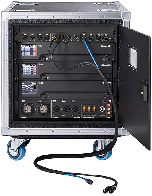 d&b audiotechnik Z5570.551 3x D80 Touring Rack - NEMA Mains Panel / Amplifiers
