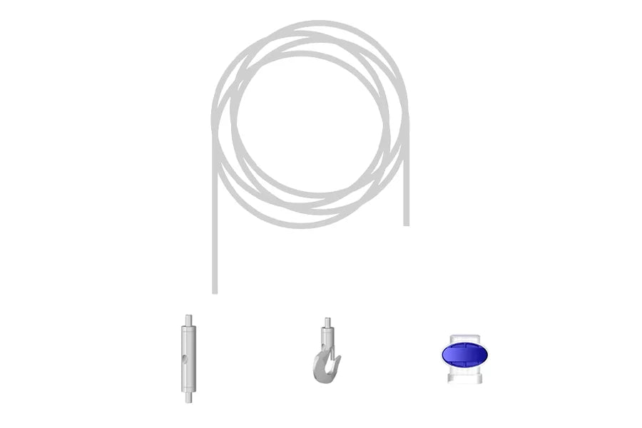 Biamp Desono MC-PHK16-12PK White pendant hanging cable and suspension components