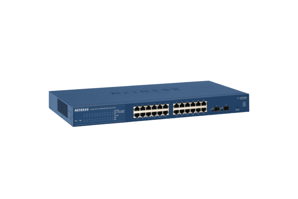 Biamp Netgear GS724T AVB V4 24-Port Gigabit Switch