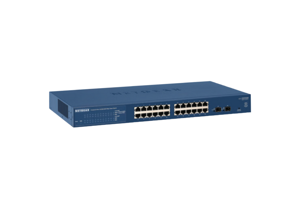 Biamp Netgear GS724T AVB V4 24-Port Gigabit Switch