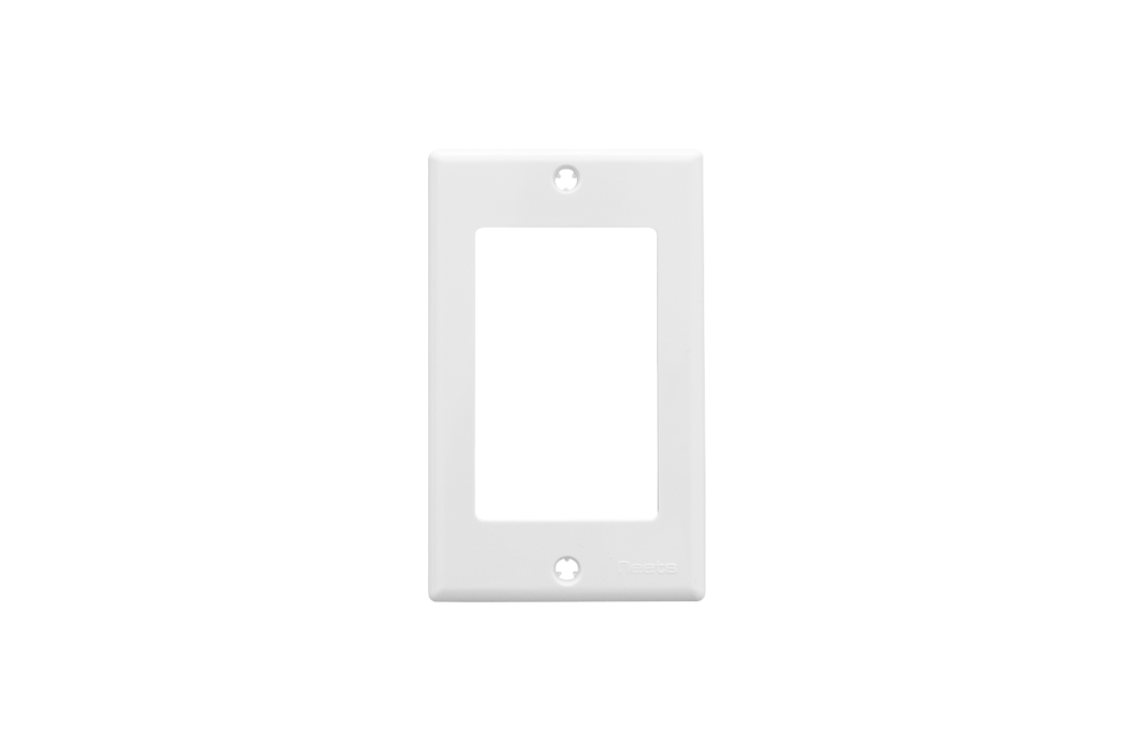 Biamp WP-1G-US-W 1-Gang US Wall Plate | White