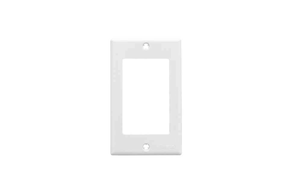 Biamp WP-1G-US-W 1-Gang US Wall Plate | White