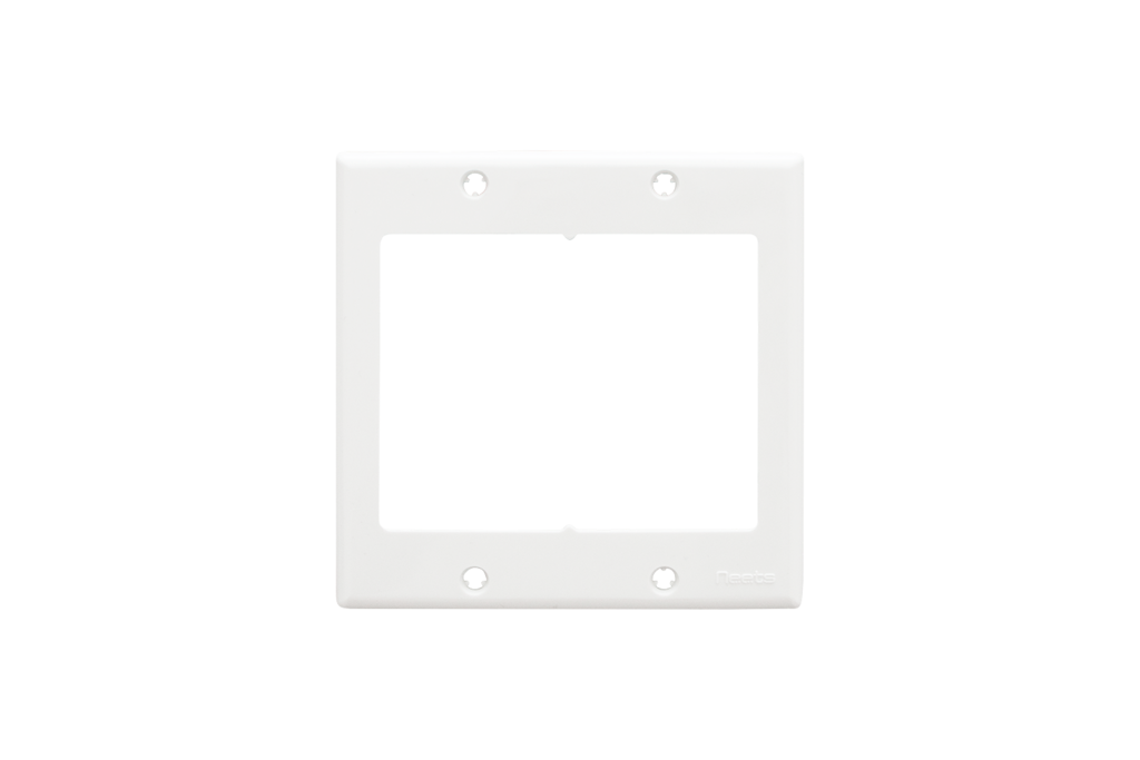 Biamp WP-2G-US-W 2-Gang US Wall Plate | White