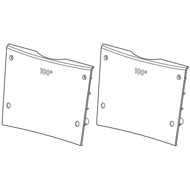 Bose ArenaMatch AMWG4010 100-degree waveguide pair for AM40, technical illustration