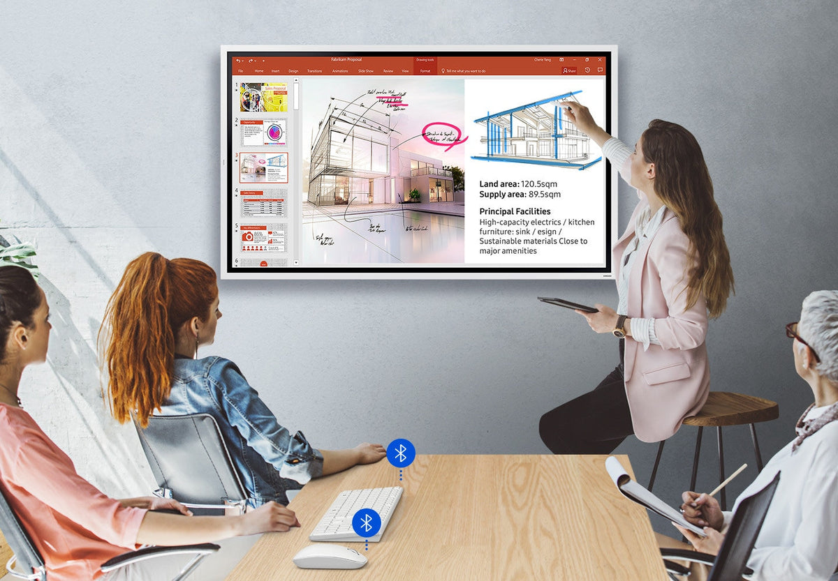 Samsung Flip 2.0 55" – Interactive Whiteboard (Model: LH55WMRWBGCXZA)