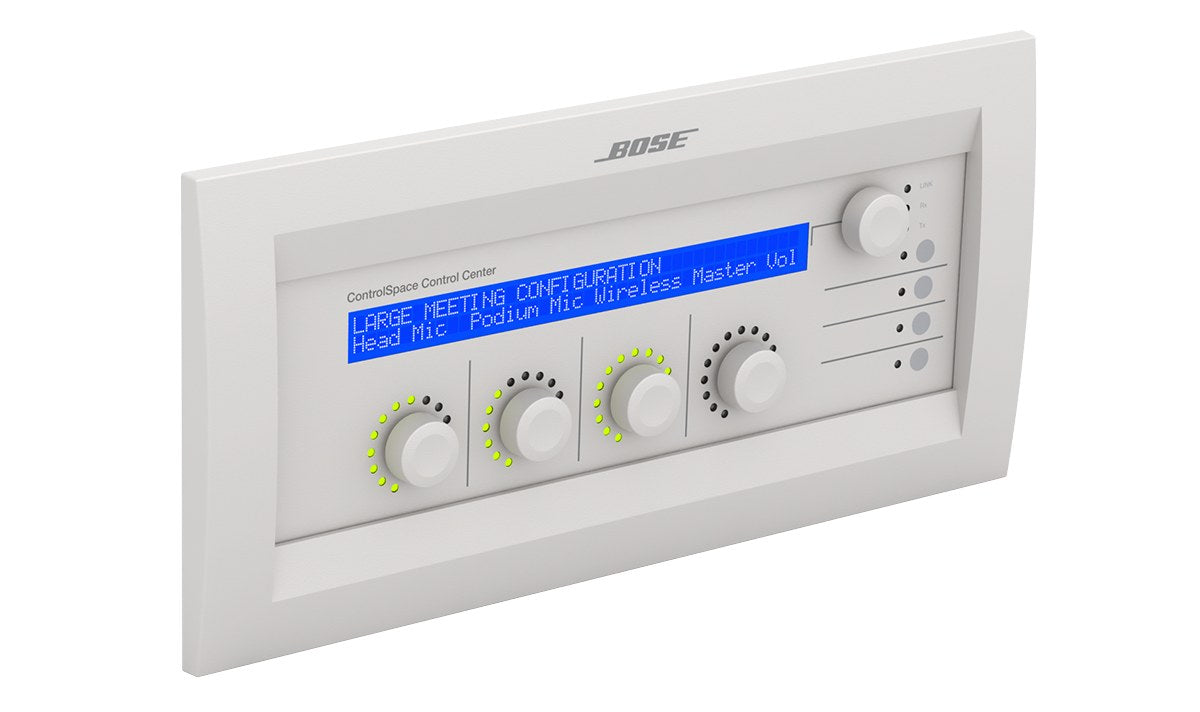 Bose ControlSpace CC-64 control center with LCD and four control knobs